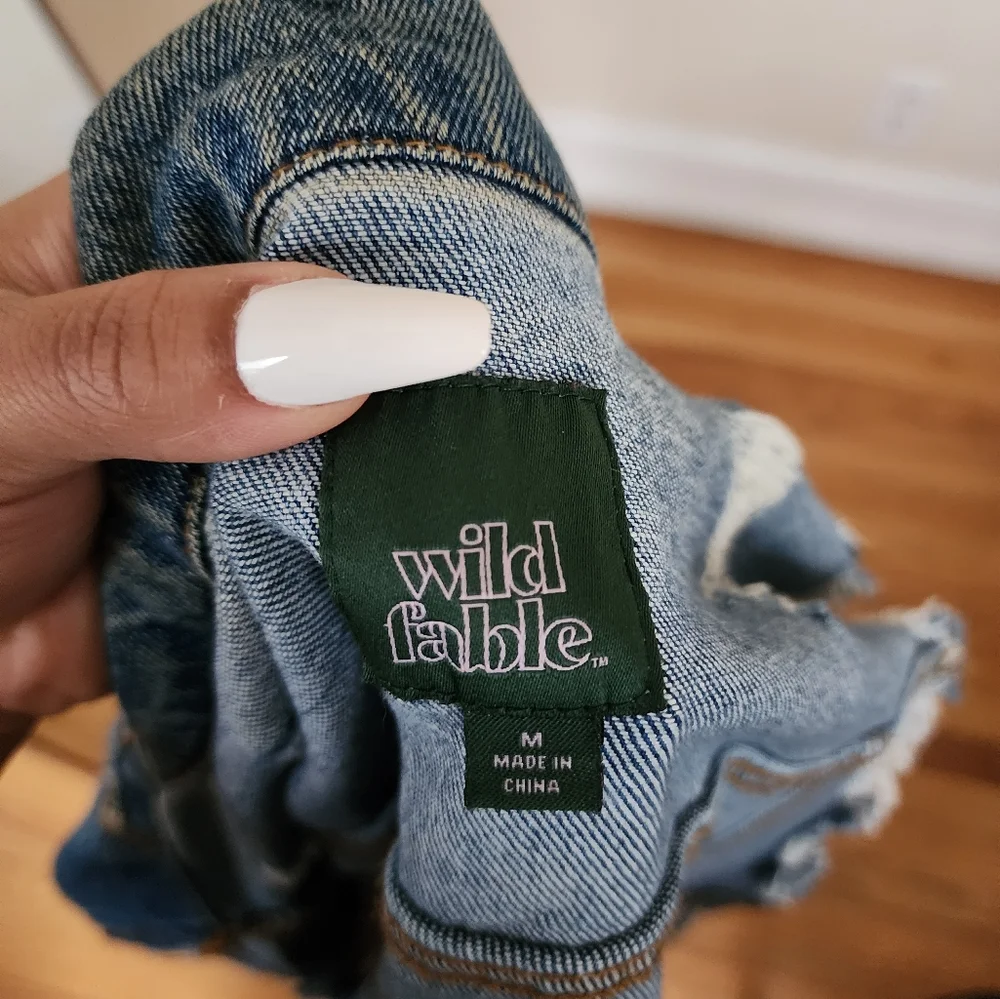 💎Wild Fable Blue Jean Sleeveless Jacket💎 - Picture 2 of 2